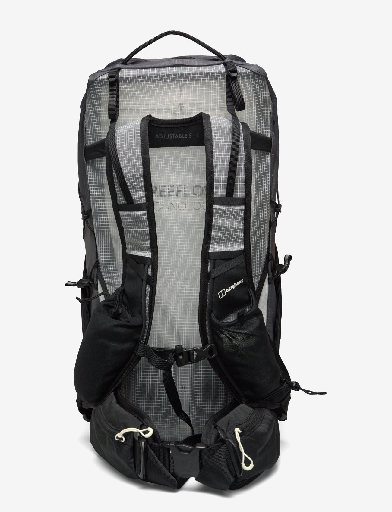 Berghaus - BG 3D FREEFLOW 305L - träningsväskor - grey pinstripe-jet black - 1