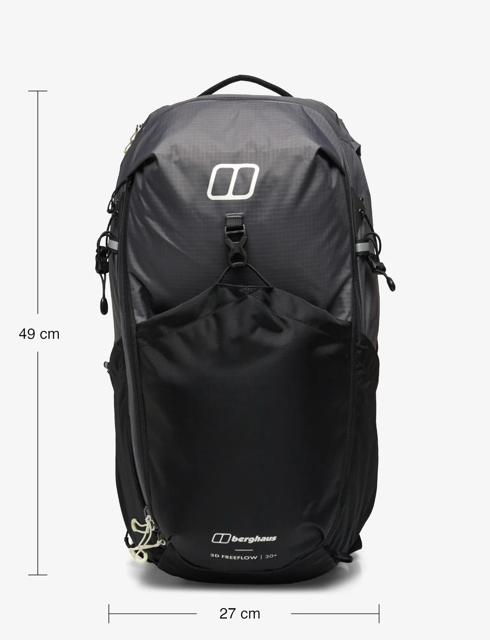 Berghaus - BG 3D FREEFLOW 305L - sporttaschen - grey pinstripe-jet black - 4