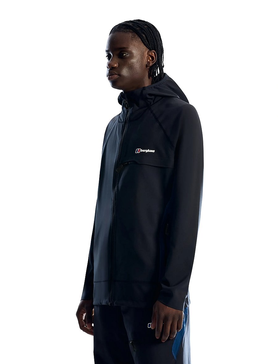 Berghaus - BG WAVERTREE HOODED JKT AM BLK - outdoor jacken - jet black - 2