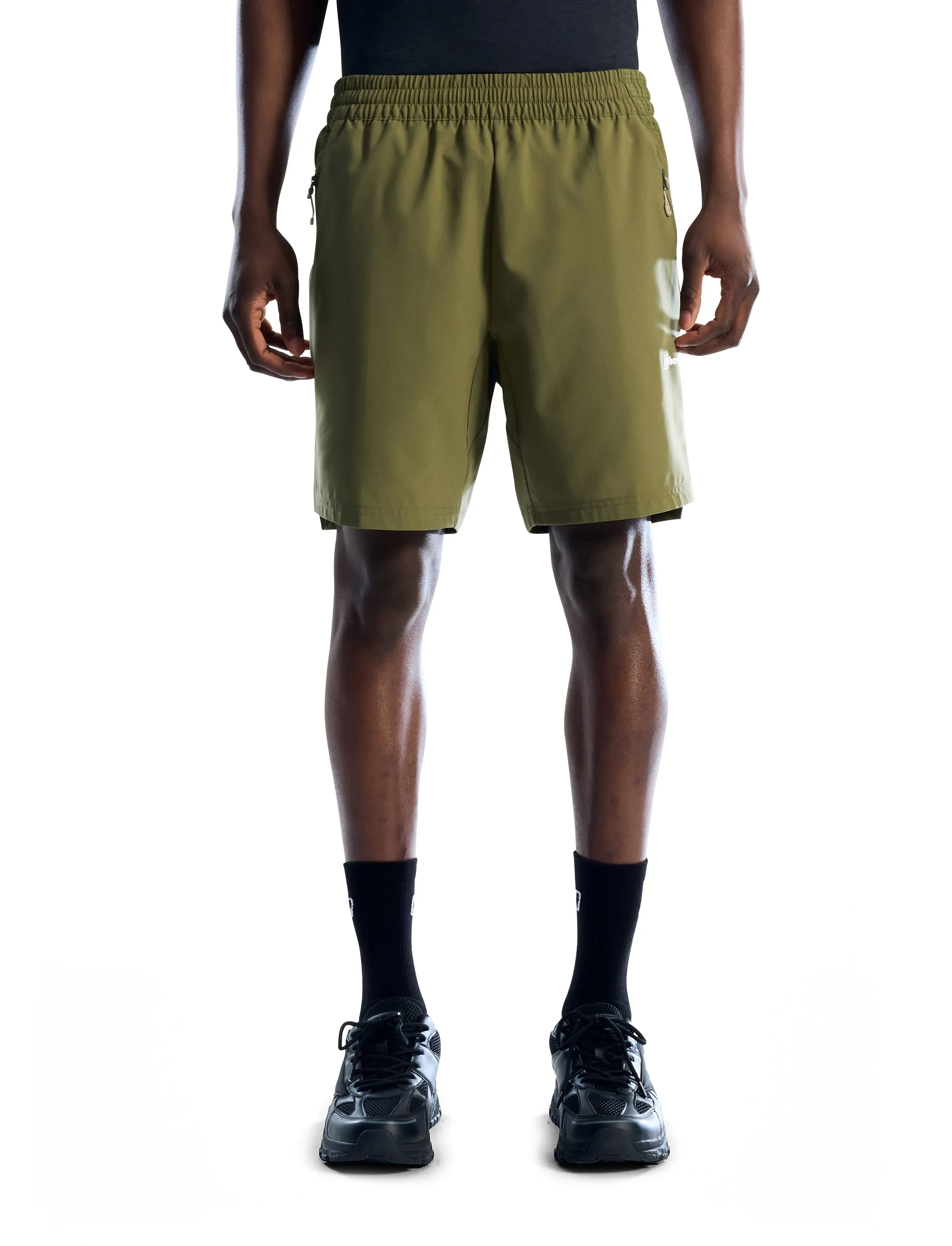 Berghaus - BG WAVERTREE SHORT AM DKGRN - training shorts - cheviot green - 2