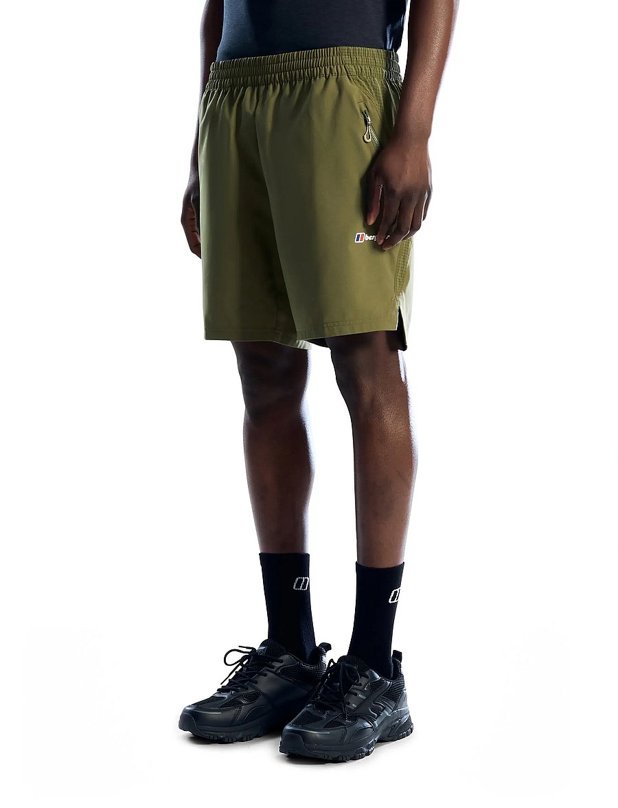 Berghaus - BG WAVERTREE SHORT AM DKGRN - trainingsshorts - cheviot green - 3