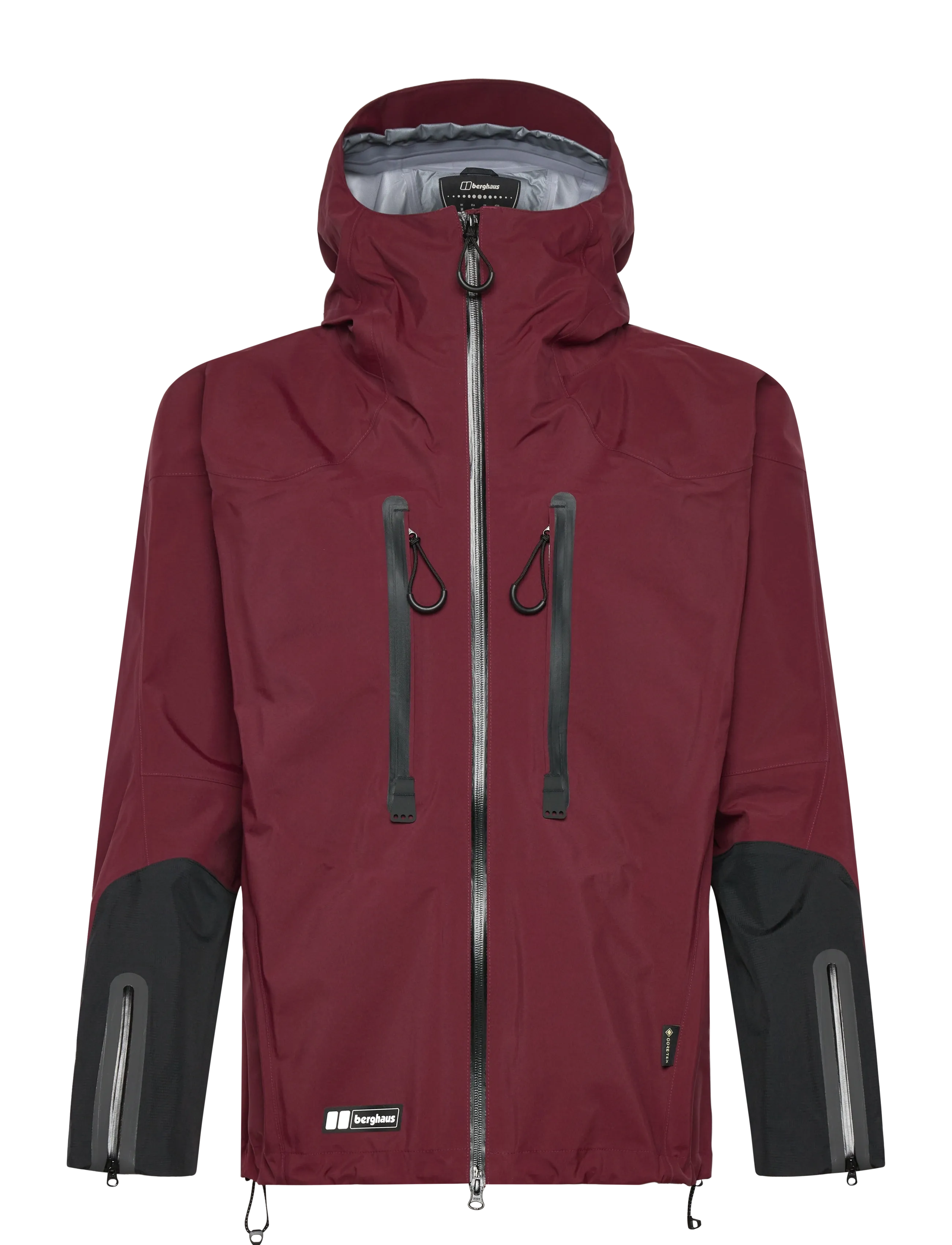 BERGHAUS Bg Big Wall Gtx Jkt Am Dkpur Burgundy - L - Herren
