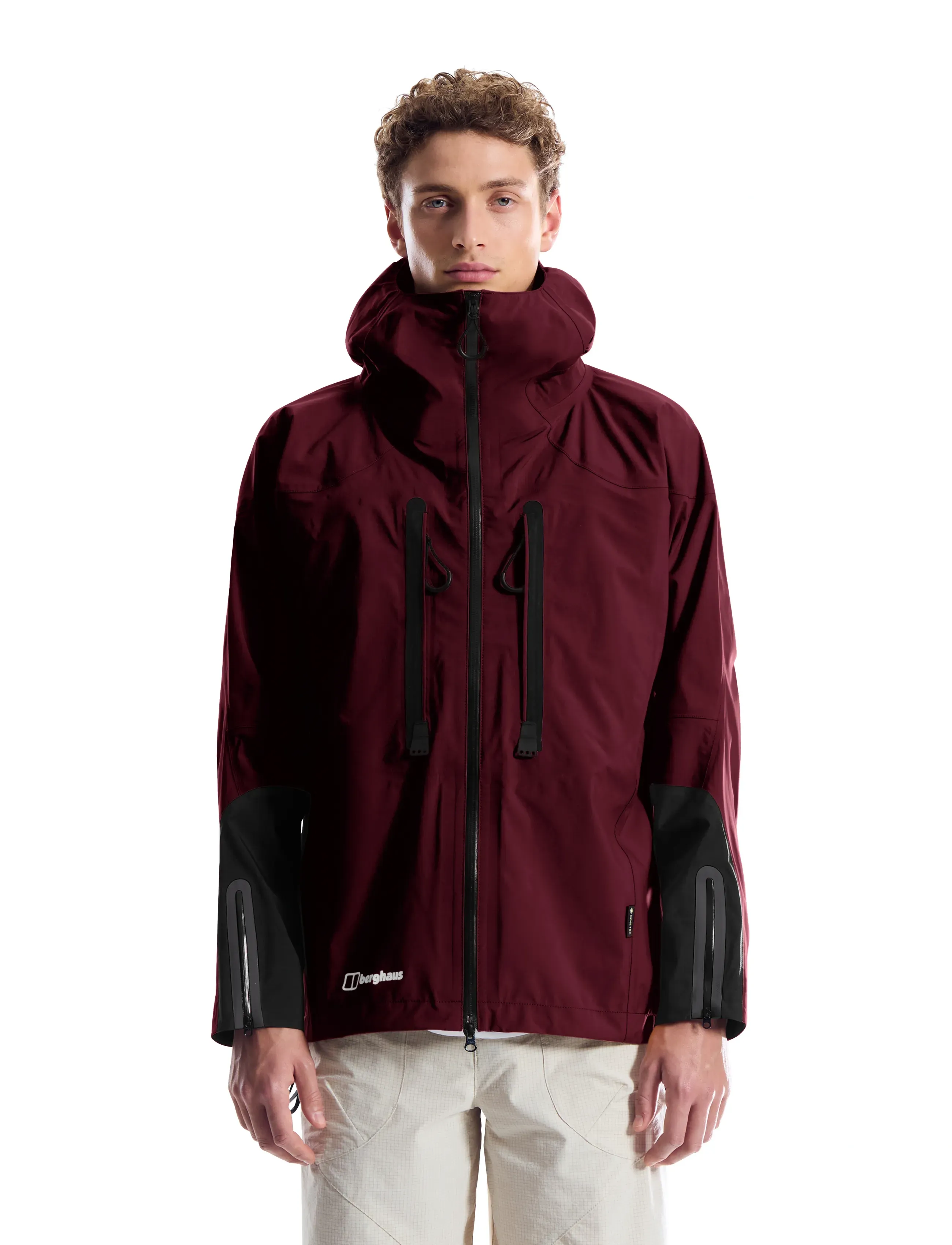 Berghaus Bg Big Wall Gtx Jkt Am Dkpur, L, Burgundy, Sport Jackets > Sport Outdoor Jackets, Herre