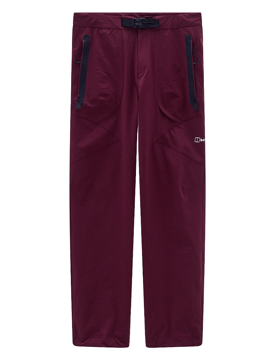 Berghaus - BG BIG WALL PANT AM DKPUR - fritidsbukser - dark rhum - 1
