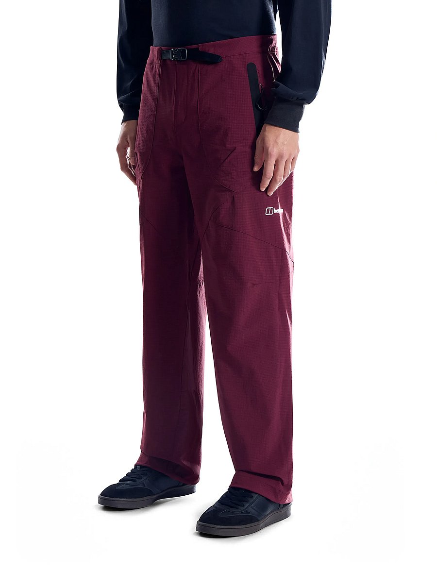 Berghaus - BG BIG WALL PANT AM DKPUR - fritidsbukser - dark rhum - 2