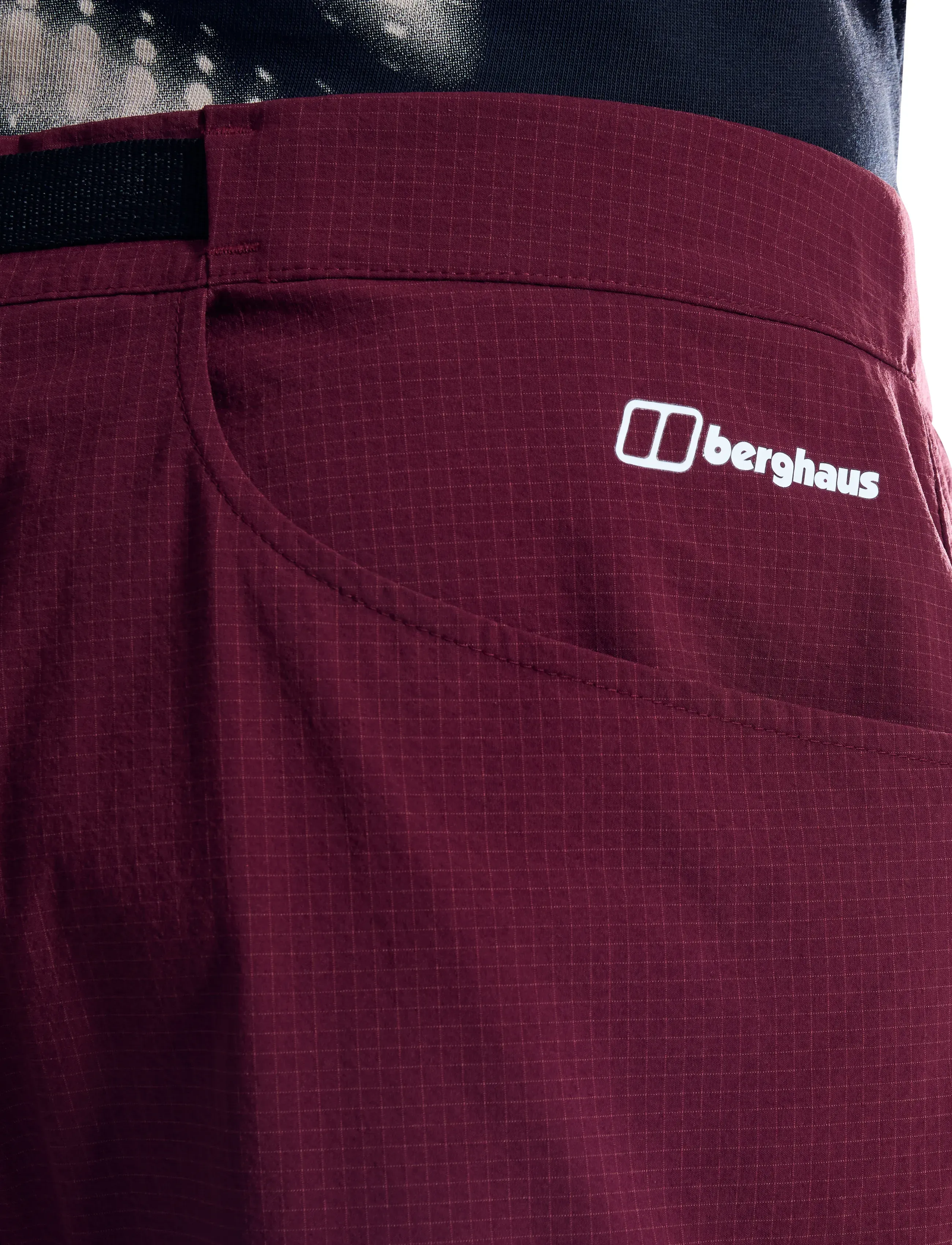 Berghaus - BG BIG WALL PANT AM DKPUR - vabaõhupüksid - dark rhum - 4