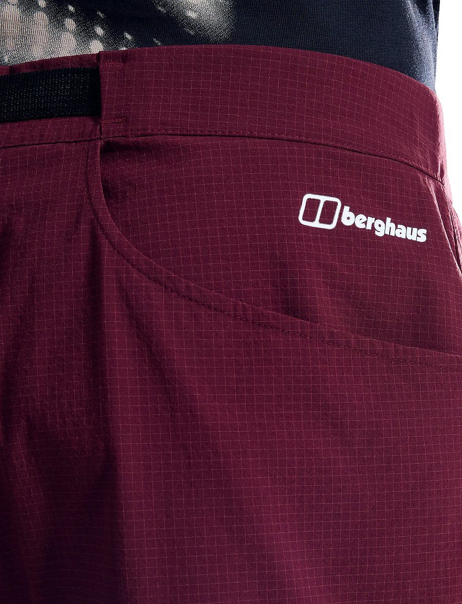 Berghaus - BG BIG WALL PANT AM DKPUR - fritidsbukser - dark rhum - 4