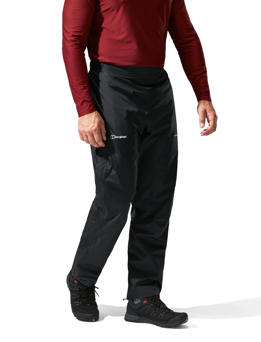 Berghaus - BG DELUGE 2.0 OVRTRS AM - vihmariided - black - 0