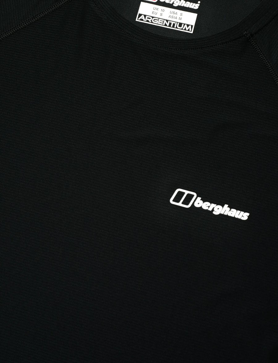 Berghaus - BG 24-7 TECH BASECREWSS AF - t-shirts - black-black - 2