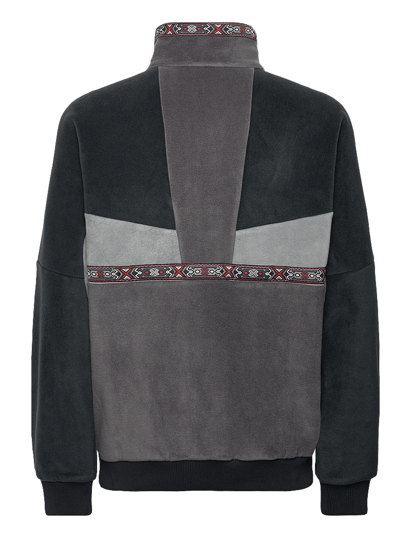 Berghaus - BG TRAMANTANA 91 FL JKT AU - fleece & midlayer - jet black-grey pinstripe - 1