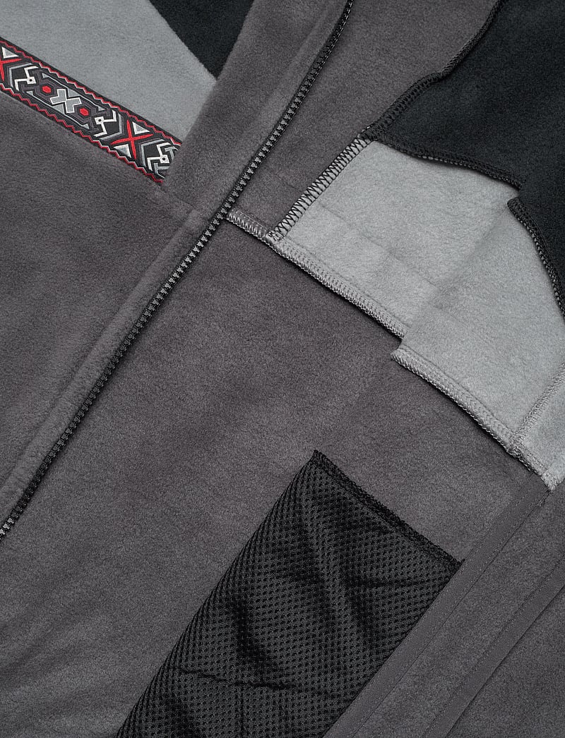 Berghaus - BG TRAMANTANA 91 FL JKT AU - fleece & midlayer - jet black-grey pinstripe - 4