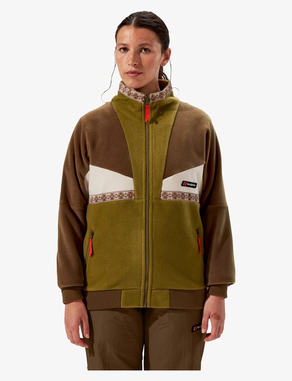 Berghaus - BG U TRAMANTANTA 91 JKT - fleece & midlayer - oak moss-bark-stone - 0