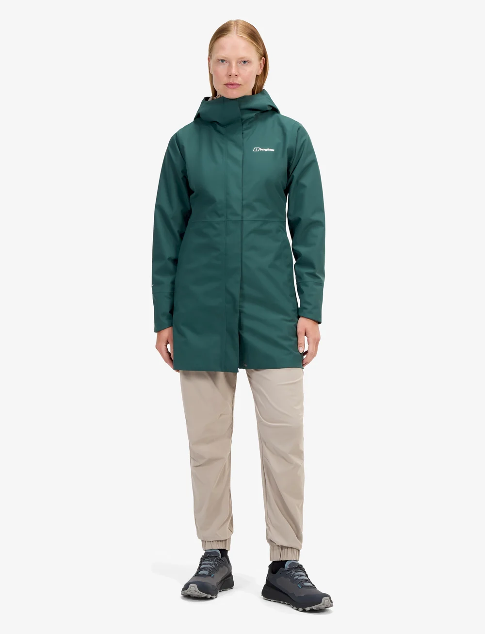 Berghaus - BG W OMEARA LONG JKT - friluftsjakker - peak - 0