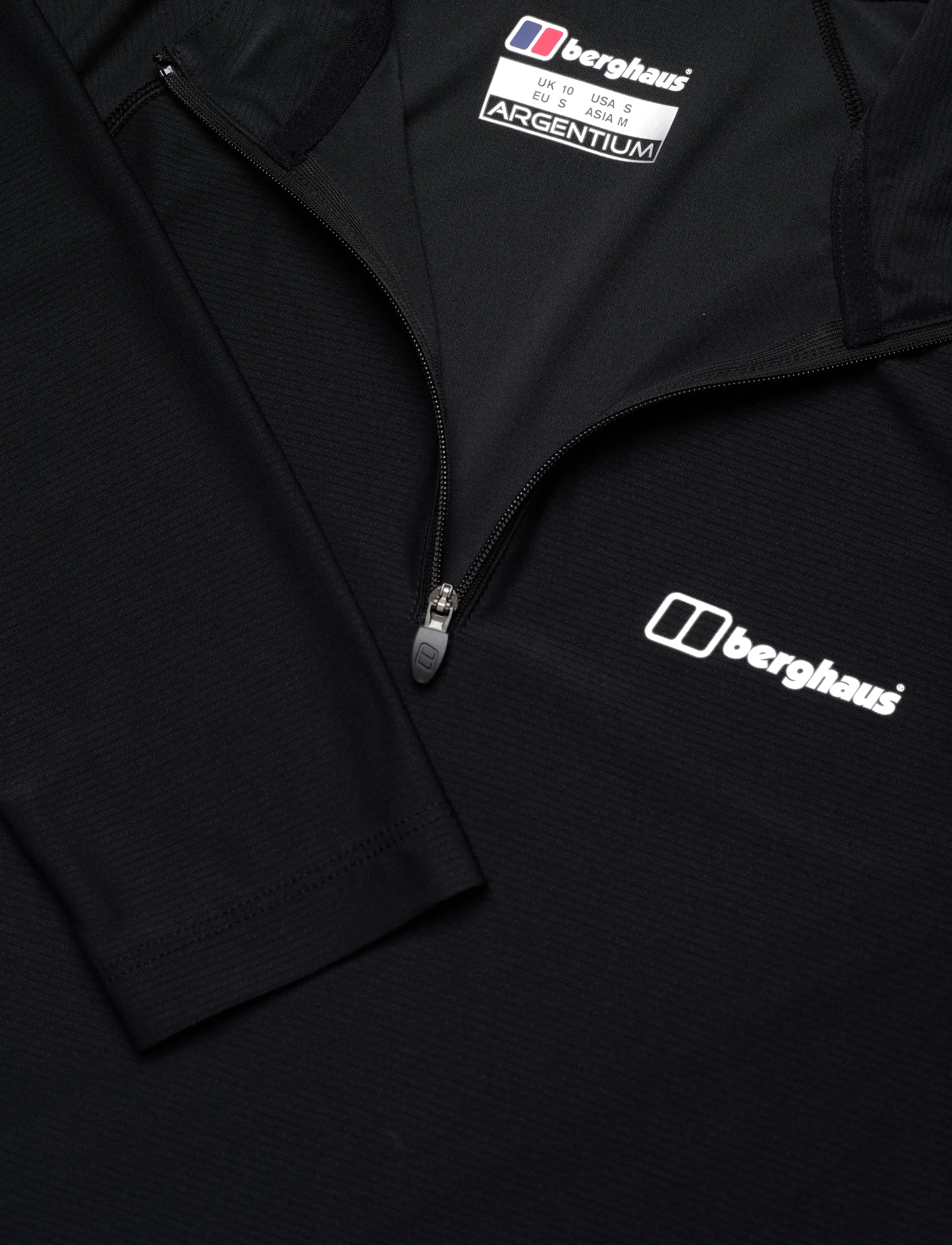 Berghaus - BG 24-7 BASE ZIPLS AF - tops - black-black - 2