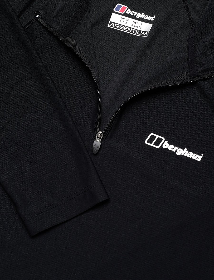 Berghaus - BG 24-7 BASE ZIPLS AF - Överdelar - black-black - 2