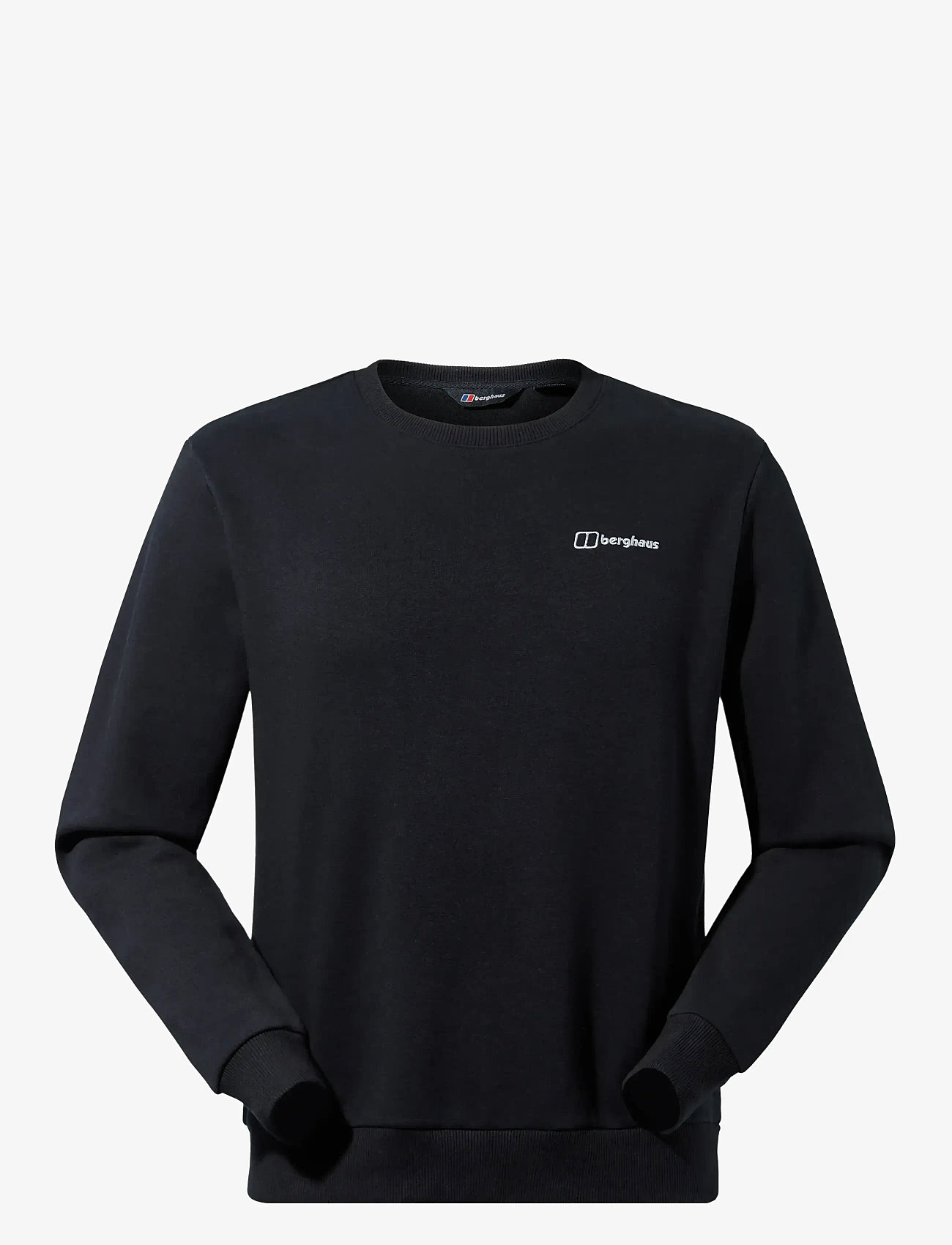 Berghaus - BG LOGO FL CREW AM - overdele - black-black - 1