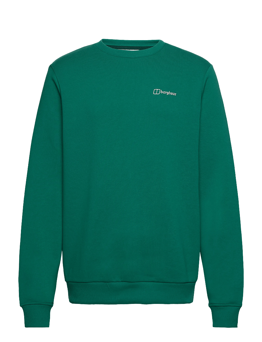 Berghaus - BG M LOGO CREW - tops - meadow green - 1