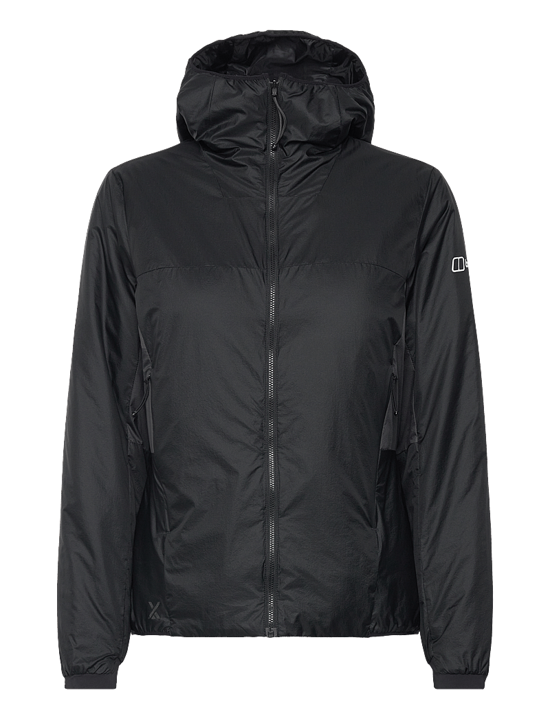 Berghaus - BG W MTN ARETE LB SYNTHETIC HOODY - outdoor jacken - jet black-grey pinstripe - 0