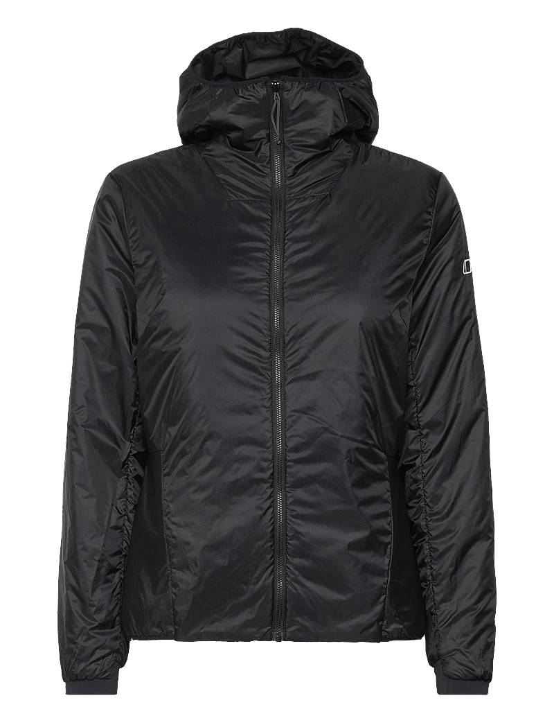 Berghaus - BG W MTN ARETE LB SYNTHETIC HOODY - outdoor jacken - jet black-grey pinstripe - 2
