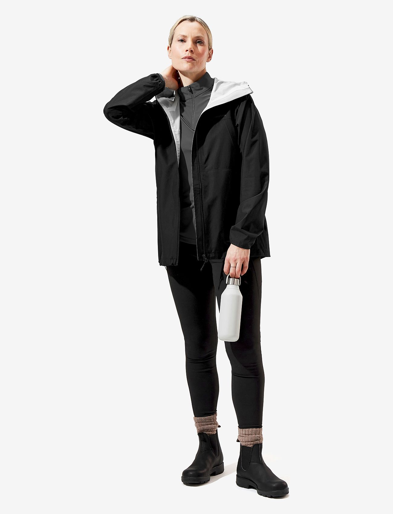 Berghaus - BG W DELUGE PRO 3.0 JKT - friluftsjackor - black-black - 0