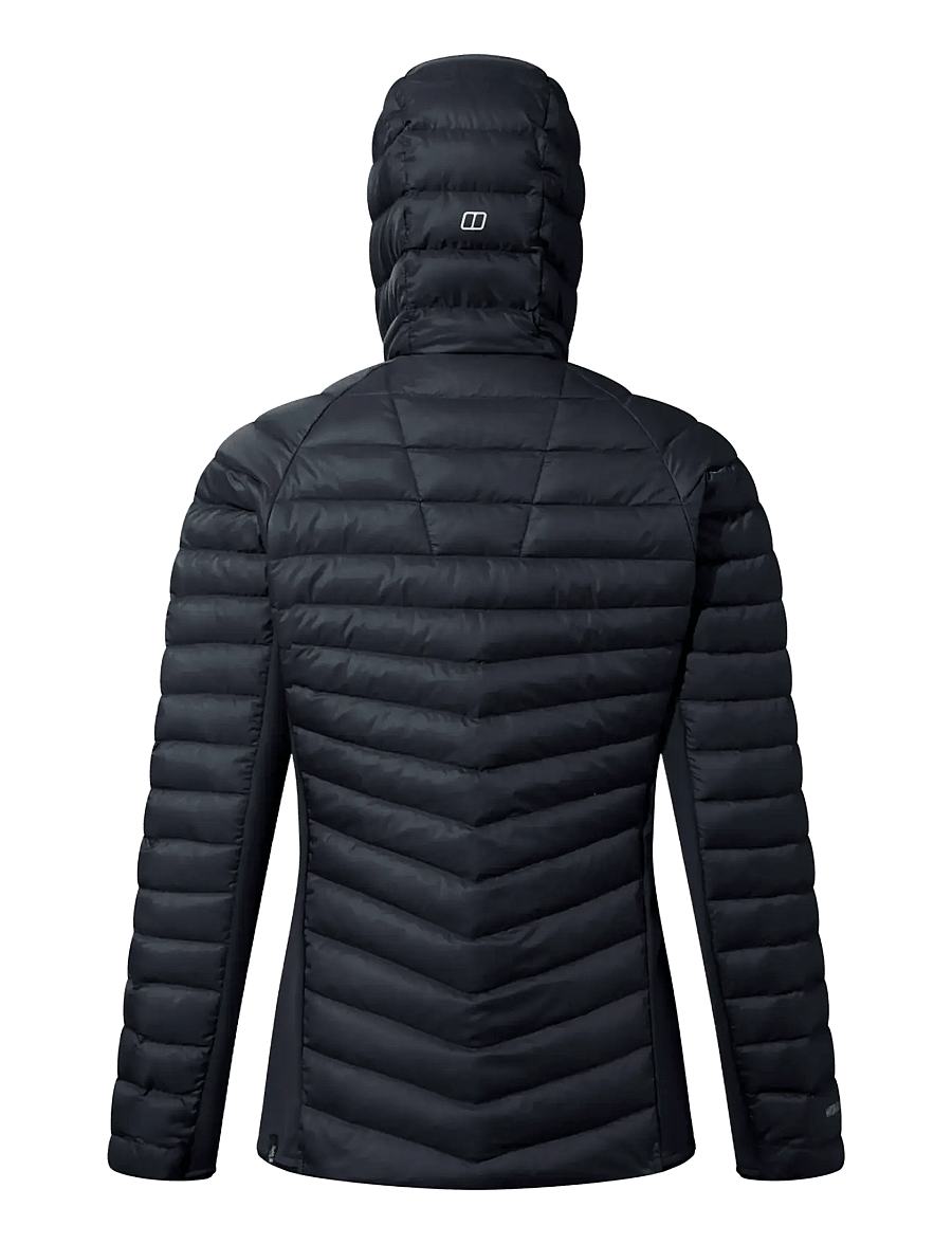 Berghaus - BG W TEPHRA STRETCH REFLECT 2.0 HDY - sulejoped ja voodriga joped - black-black - 1