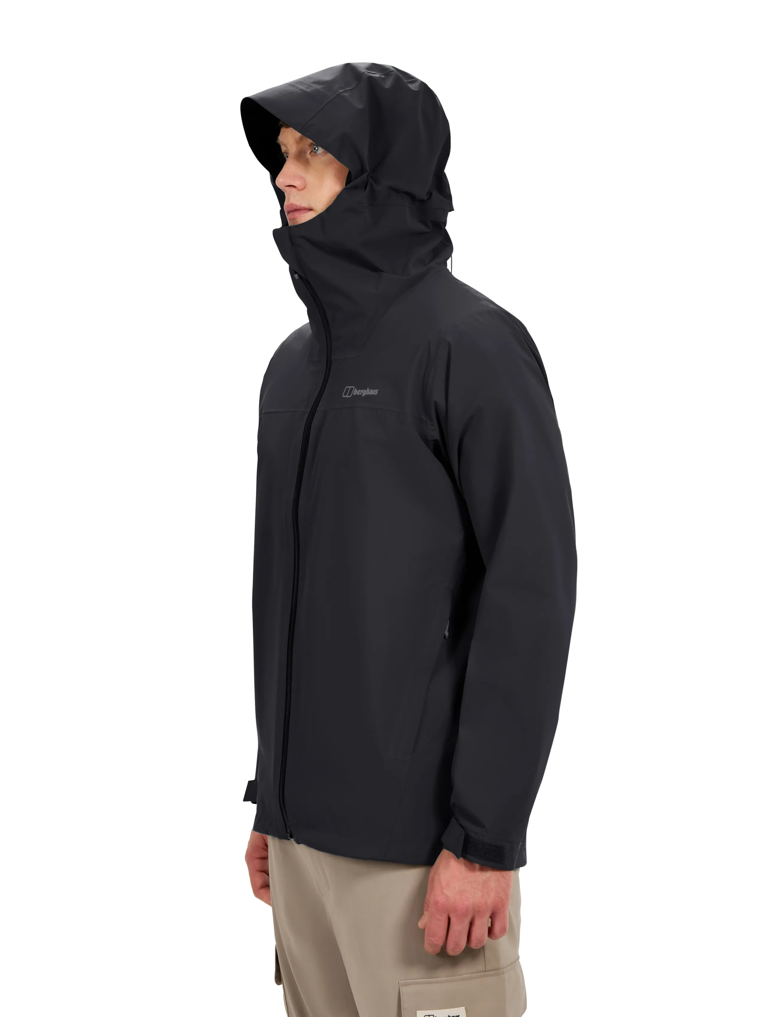 Berghaus - BG M ARNABY HOODED JKT - regnjakker - black-black - 3