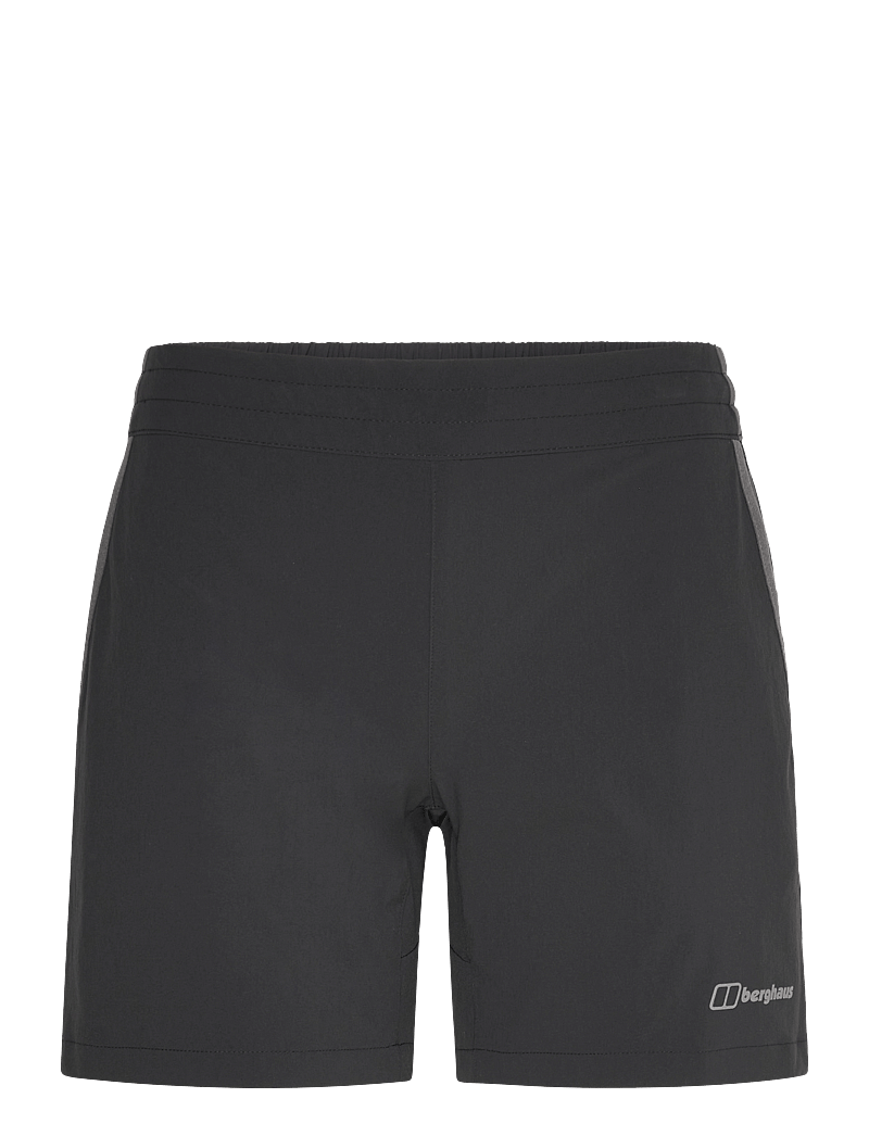 Berghaus - BG W WANDERMOOR WIND SHORT - friluftsshorts - jet black-grey pinstripe - 1