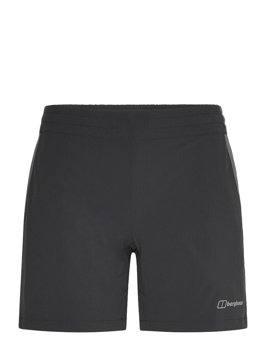 Berghaus - BG W WANDERMOOR WIND SHORT - ulkoilushortsit - jet black-grey pinstripe - 1