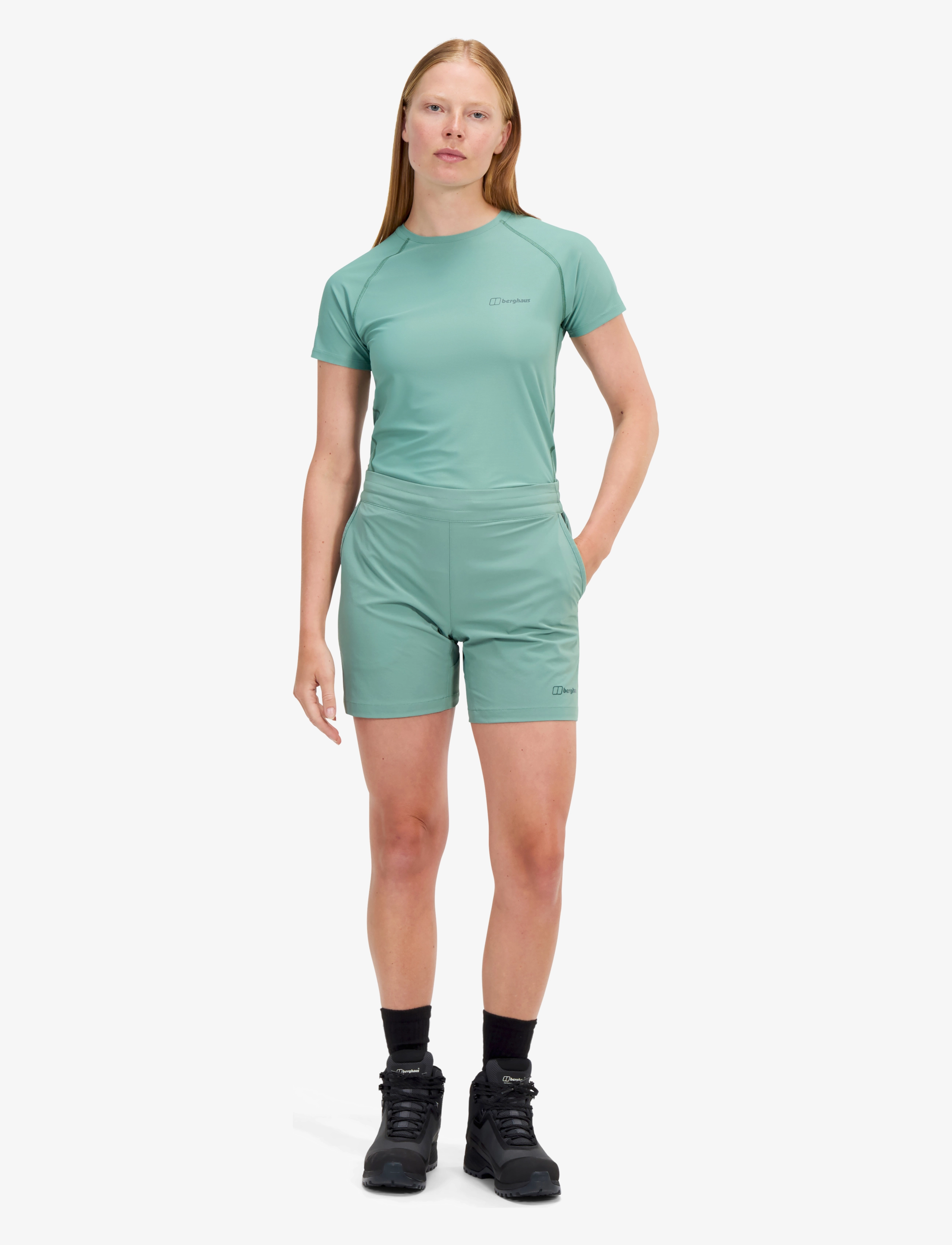 Berghaus Bg W Wandermoor Wind Short, XS, Sport Shorts, Grün - Outdoor Frauen