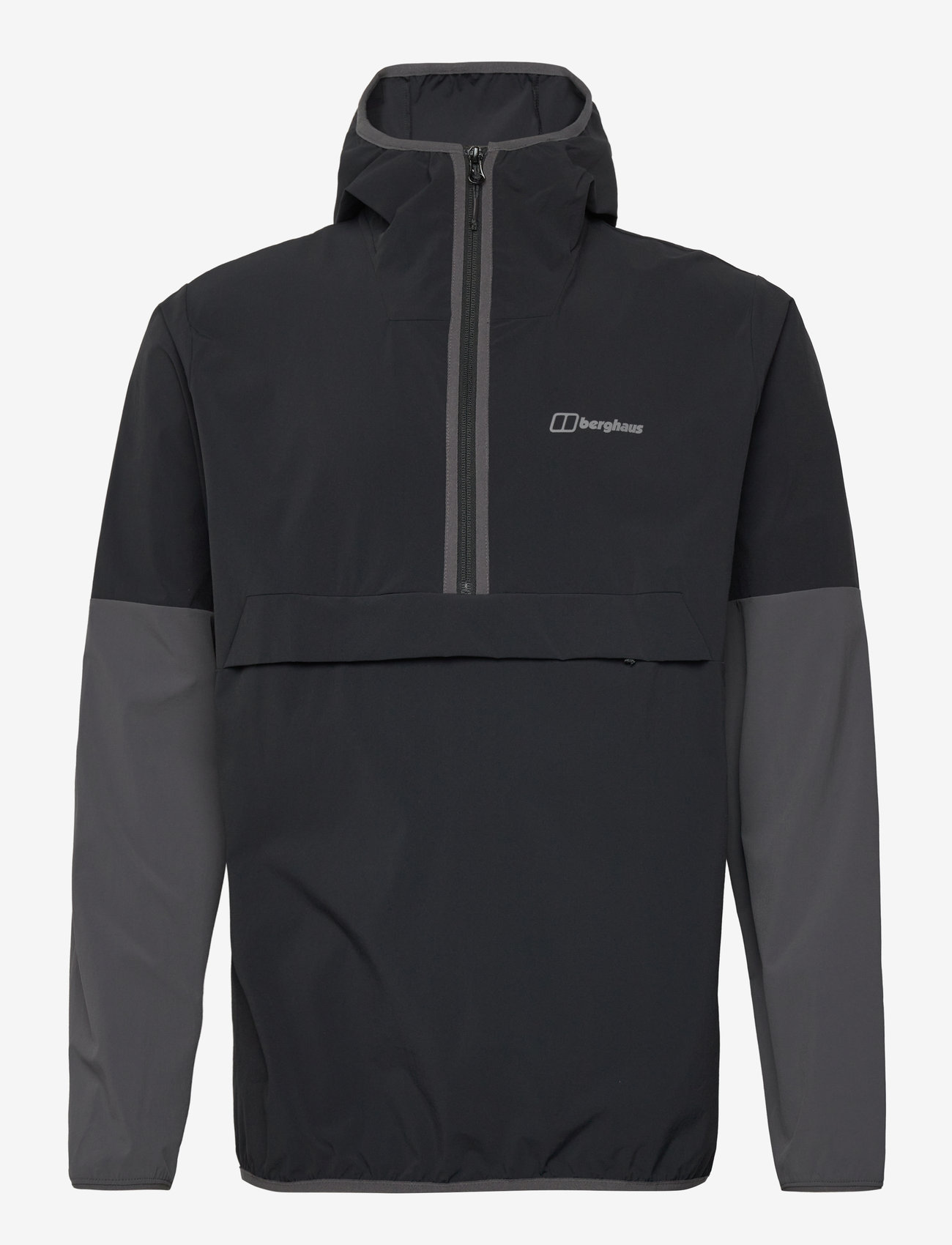 Berghaus - BG M WANDERMOOR WIND SMOCK - outdoor jacken - jet black-grey pinstripe - 1