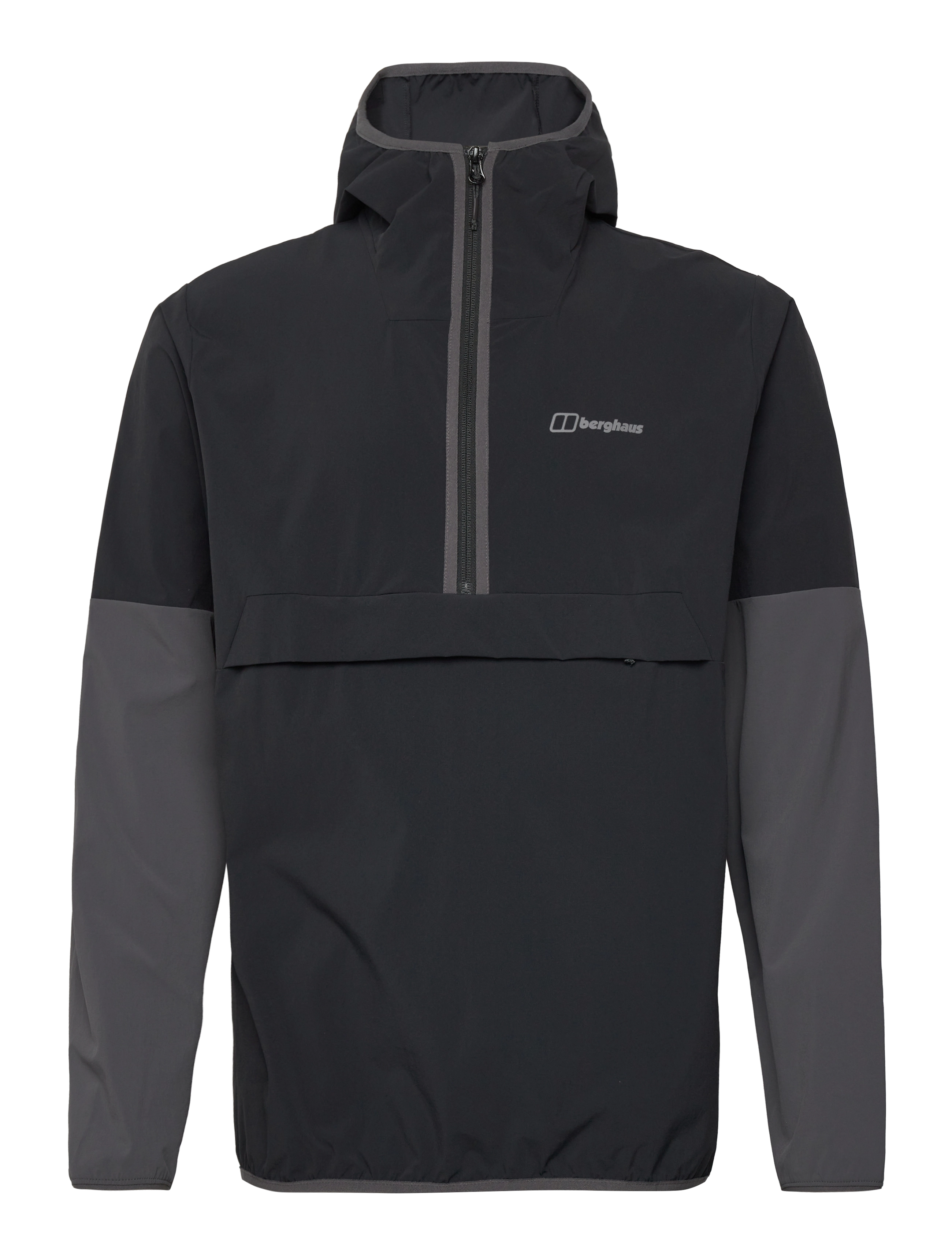 JET BLACK-GREY PINSTRIPE