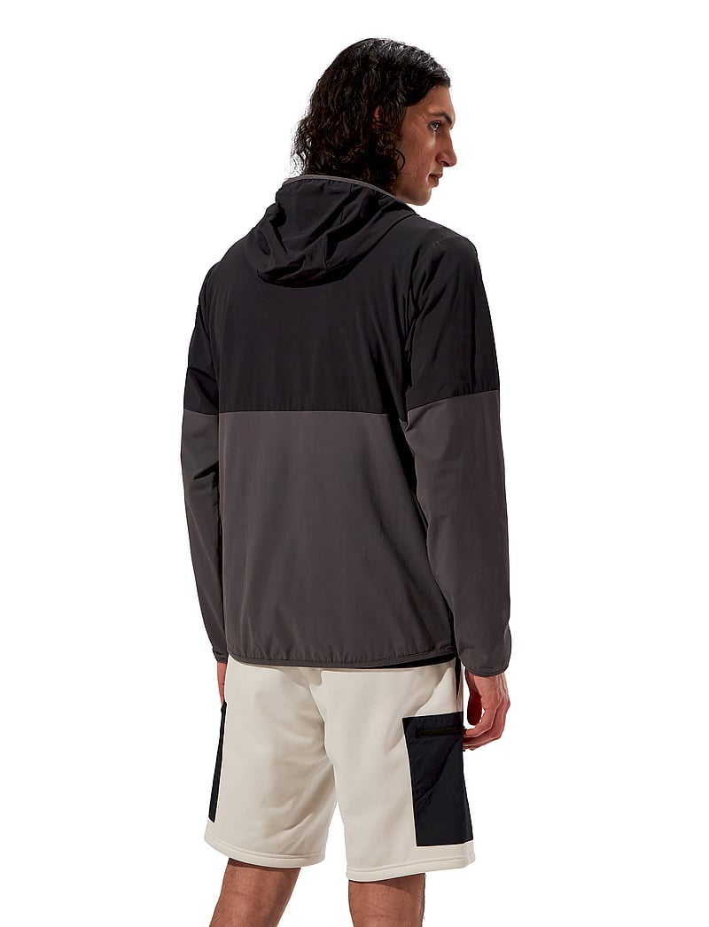 Berghaus - BG M WANDERMOOR WIND SMOCK - outdoor jacken - jet black-grey pinstripe - 3