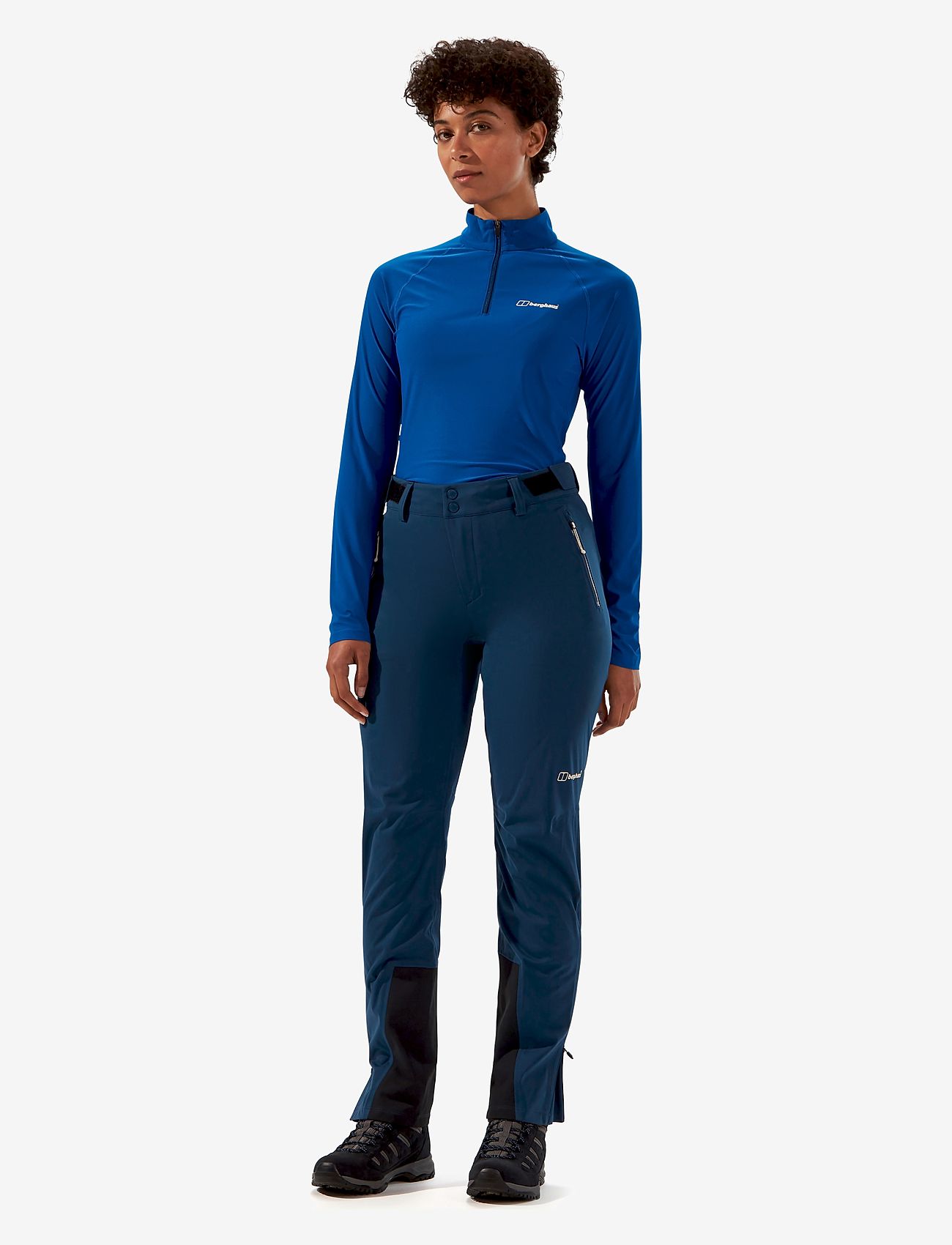 Berghaus - BG W RIDGE-ROAMER SOFTSHEL PNT - fritidsbukser - hale navy - 0
