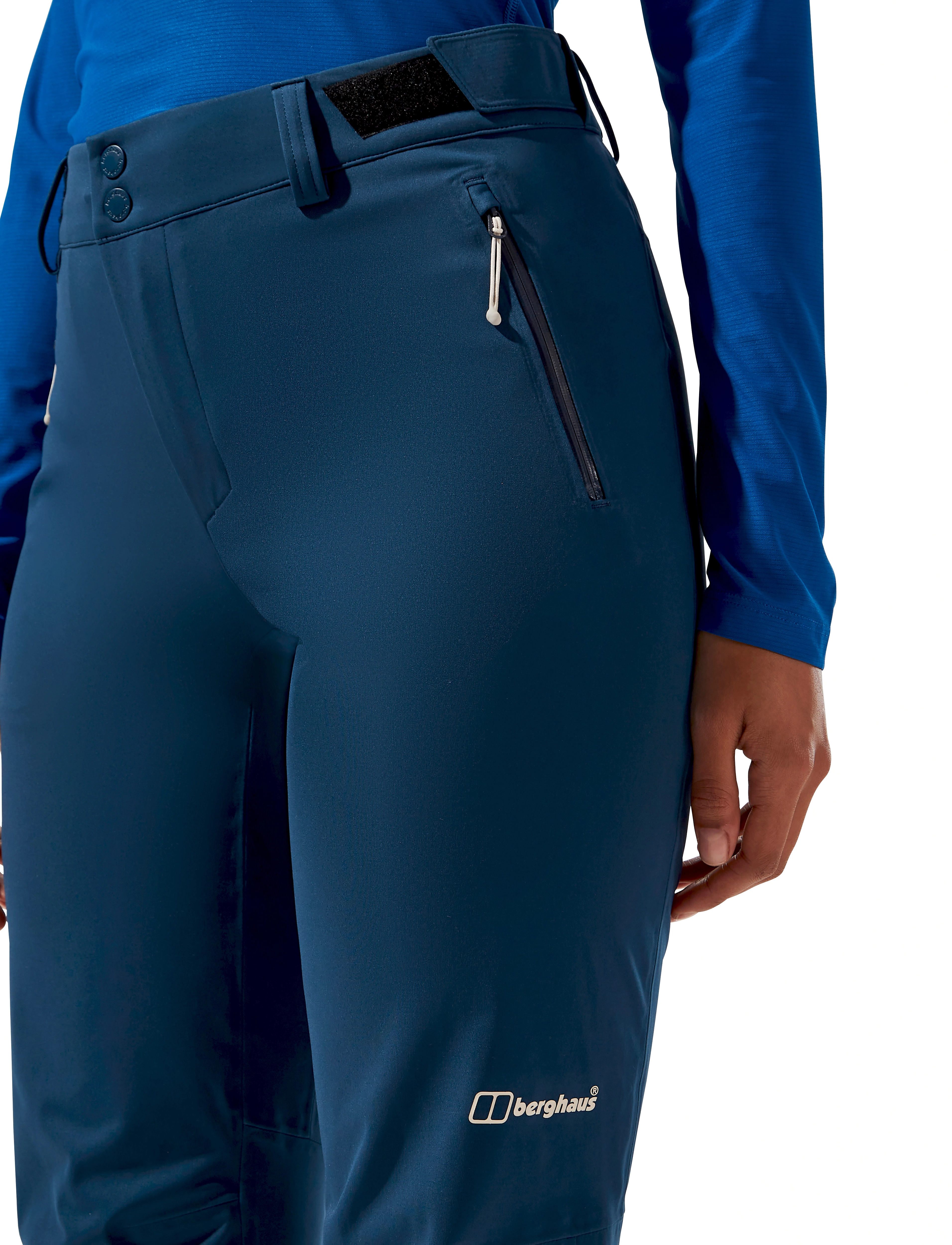 Berghaus - BG W RIDGE-ROAMER SOFTSHEL PNT - wandelbroeken - hale navy - 3