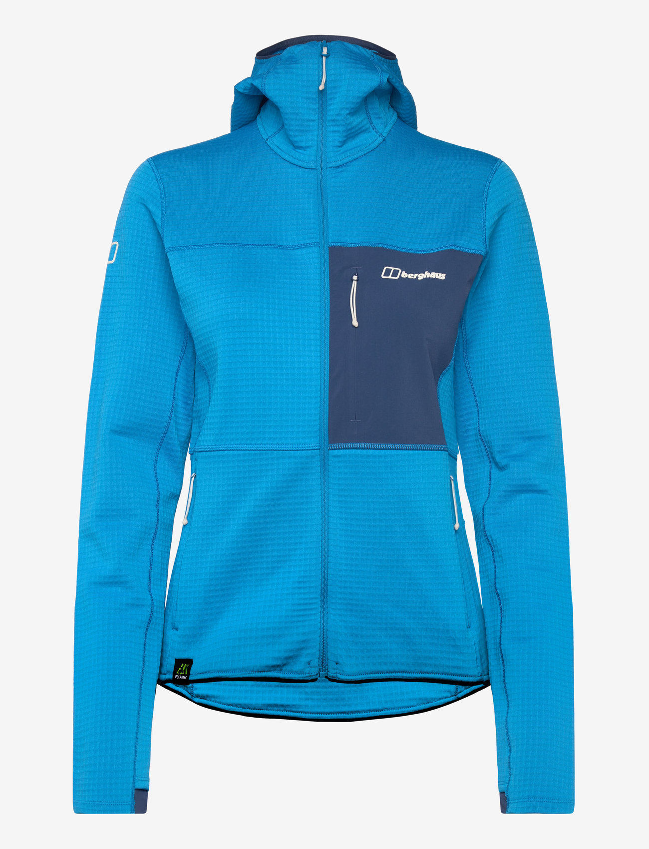 Berghaus - BG W RIDGE-HIKER HOODY - tops - mountain blue-hale navy - 1