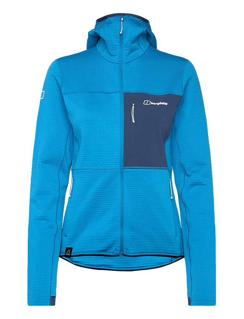 Berghaus - BG W RIDGE-HIKER HOODY - tops - mountain blue-hale navy - 1