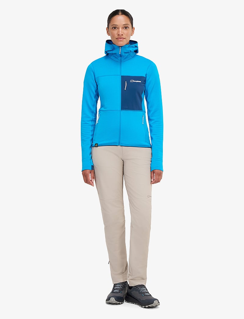 Berghaus - BG W RIDGE-HIKER HOODY - tops - mountain blue-hale navy - 0
