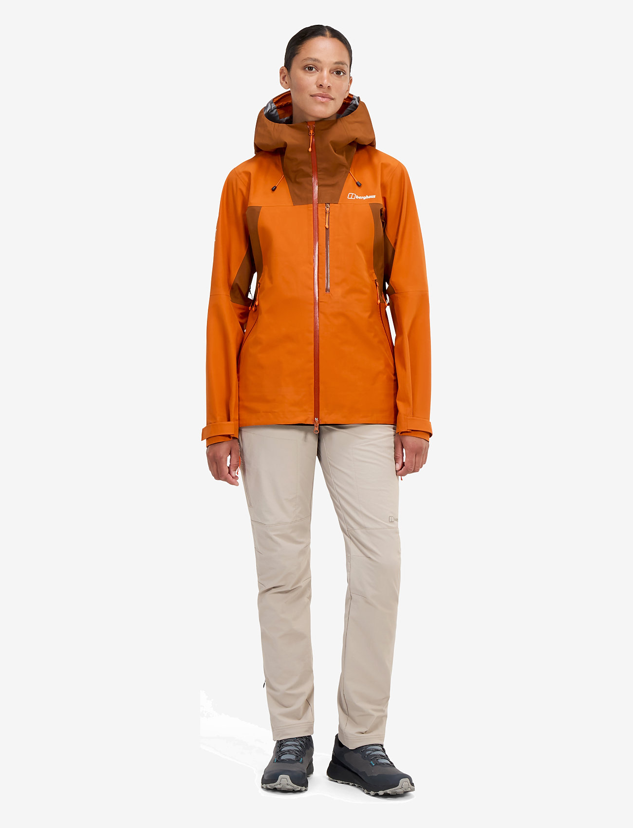 Berghaus - BG W RIDGE-SEEKER GTX JKT - vestes outdoor - blazing fire-auburn - 0