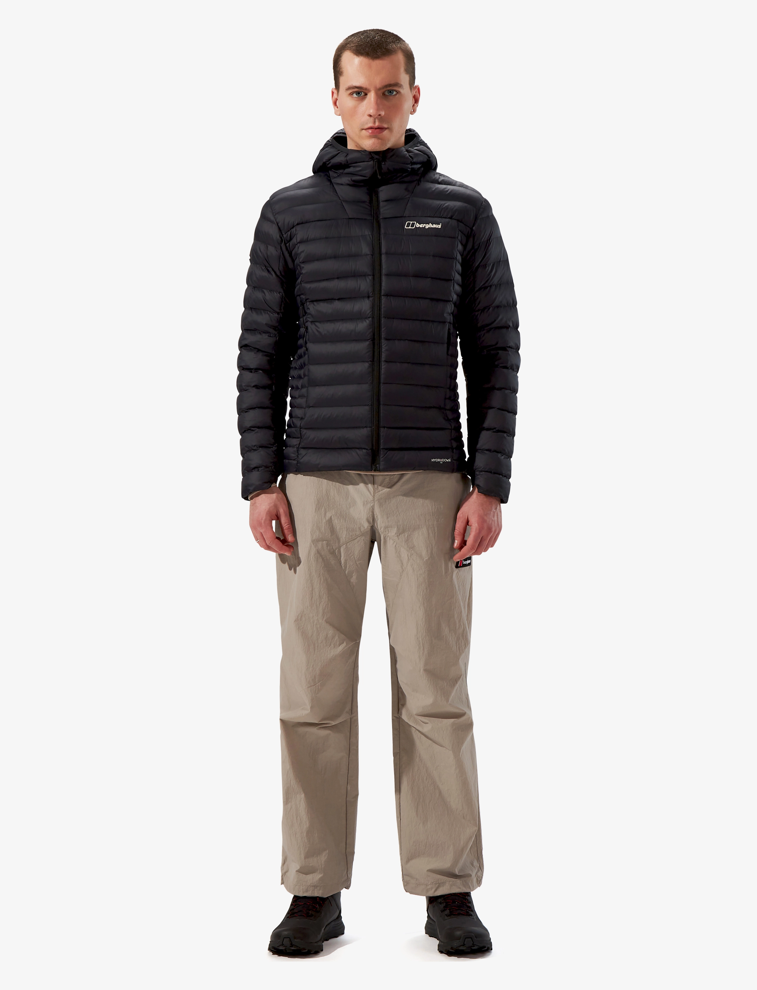 Berghaus - BG M RIDGE-NOMAD HYBRID DOWN JKT - down jackets - black-black - 0