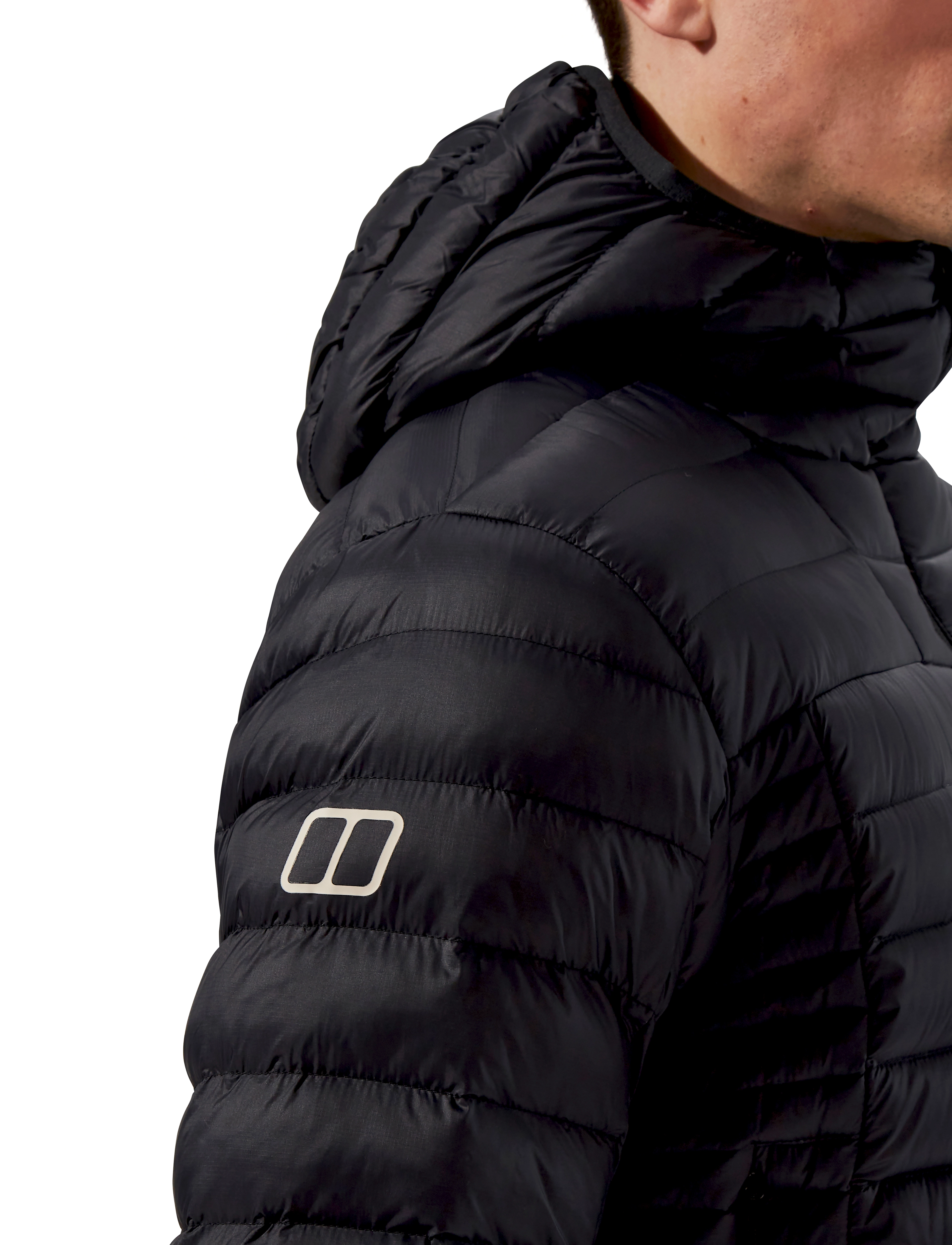 Berghaus - BG M RIDGE-NOMAD HYBRID DOWN JKT - down jackets - black-black - 4