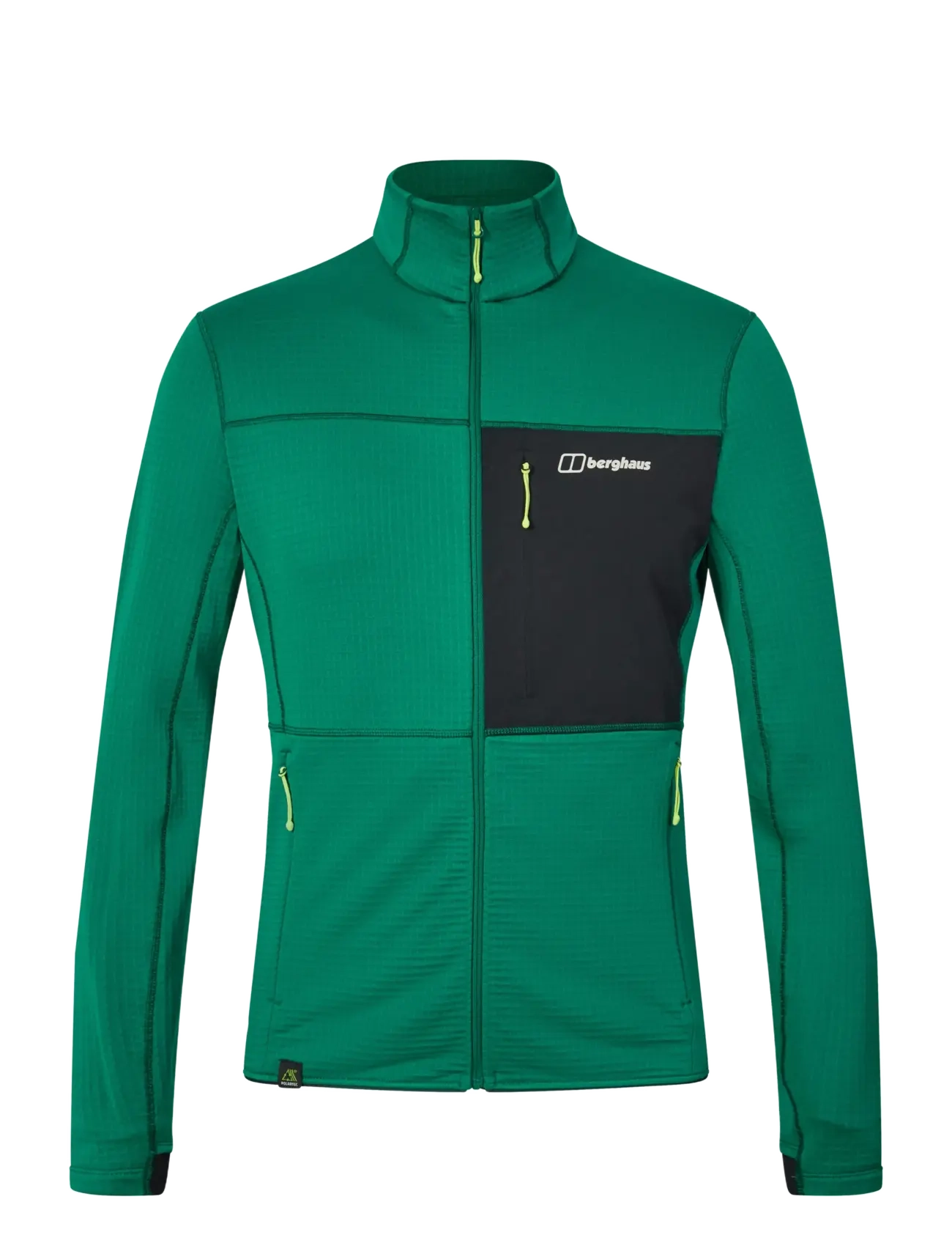 Berghaus BG M RIDGE-HIKER JKT - Jacken - MEADOW GREEN-JET BLACK / green