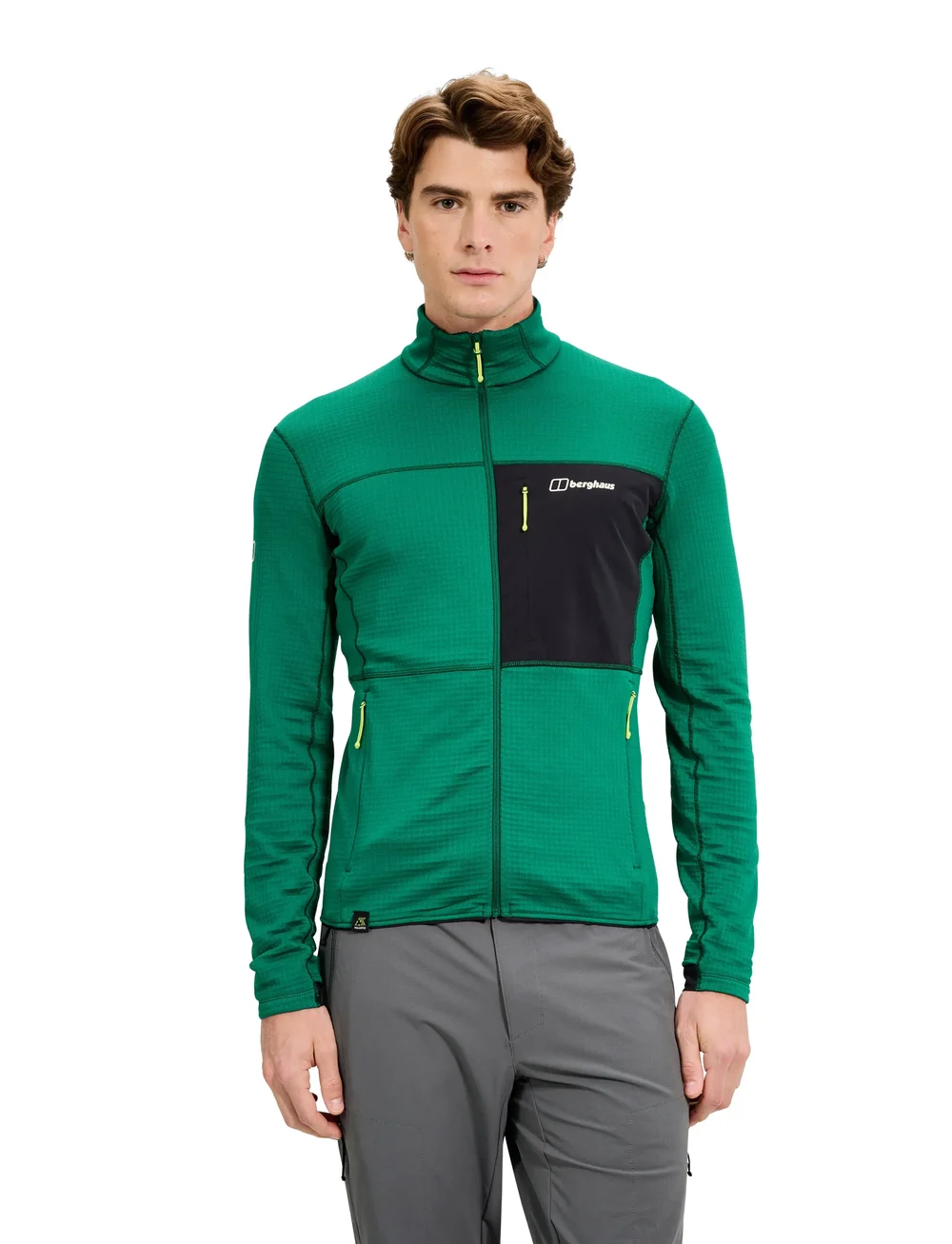 Berghaus - BG M RIDGE-HIKER JKT - efterårsjakker - meadow green-jet black - 0
