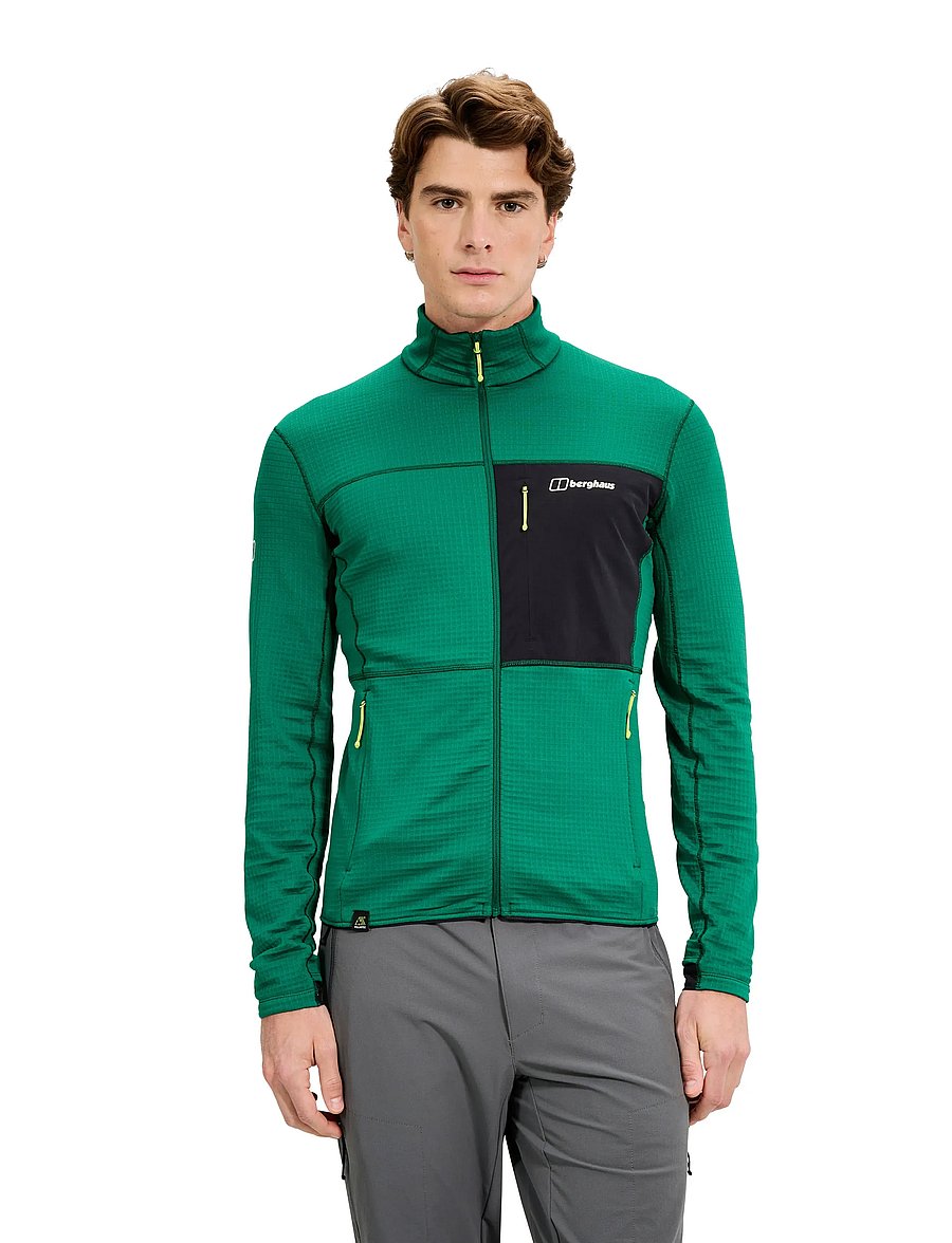 Berghaus - BG M RIDGE-HIKER JKT - frühlingsjacken - meadow green-jet black - 0