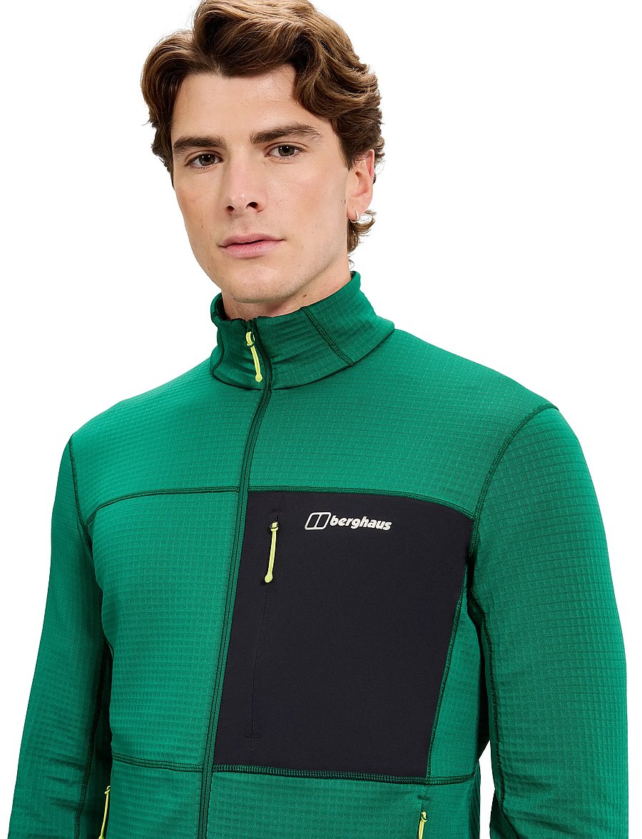 Berghaus - BG M RIDGE-HIKER JKT - frühlingsjacken - meadow green-jet black - 2