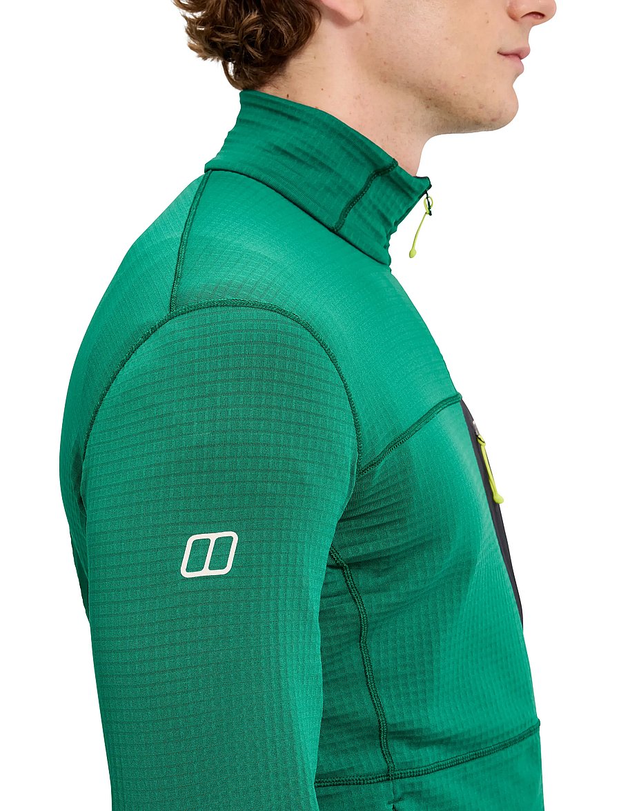 Berghaus - BG M RIDGE-HIKER JKT - frühlingsjacken - meadow green-jet black - 3