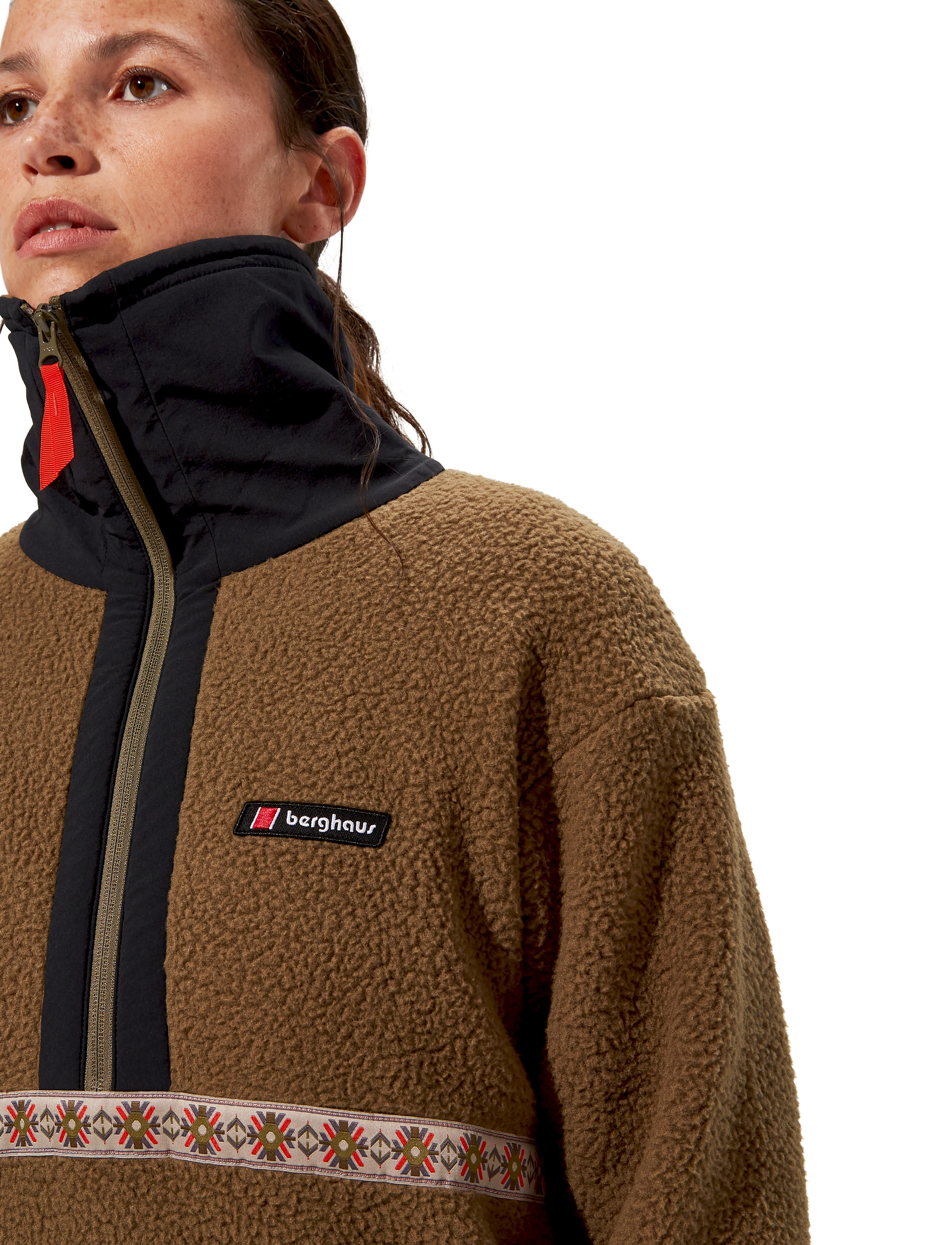 Berghaus - BG U RHYNIE AZTEC HZ - oberteile - bark-jet black - 4