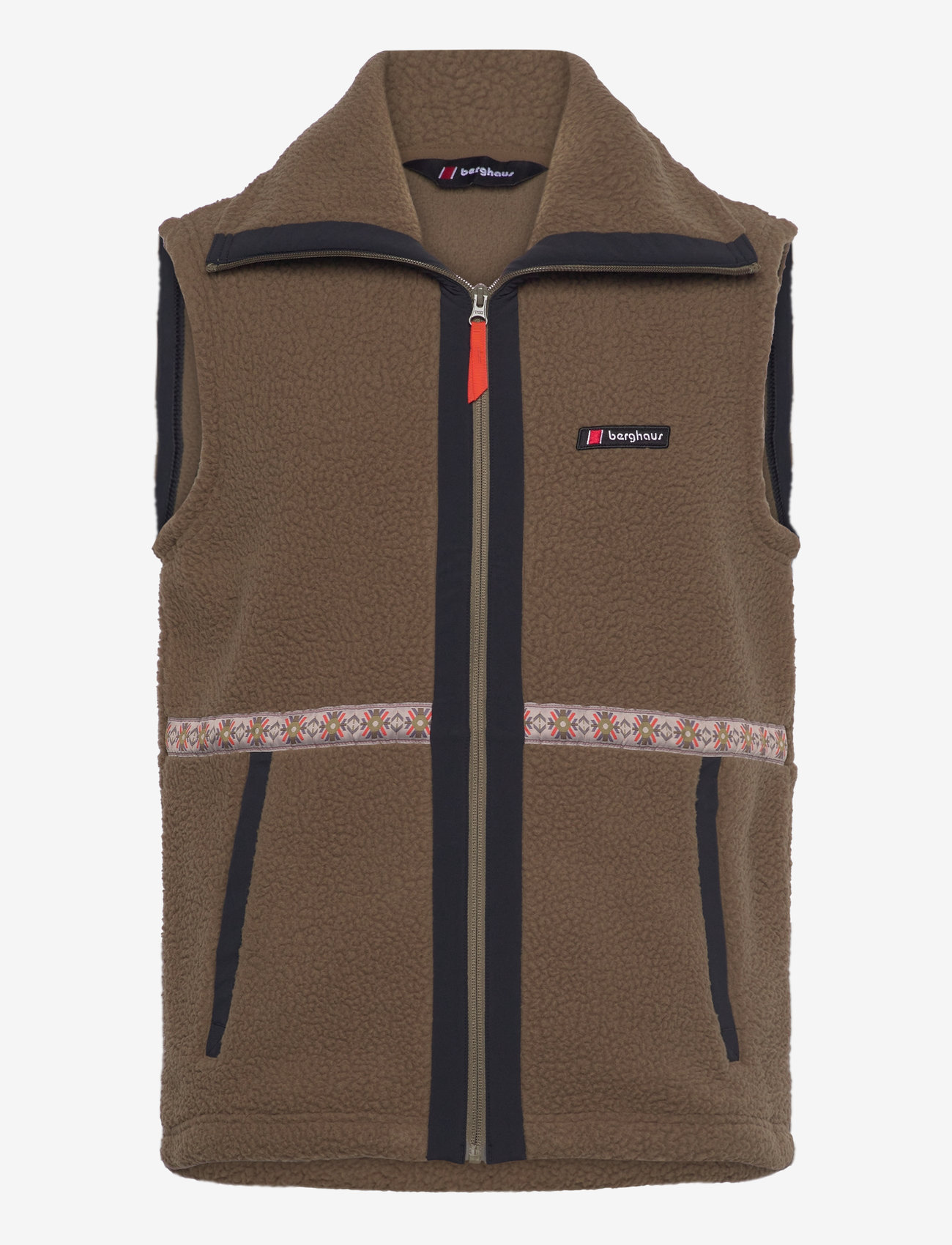 Berghaus - BG U RHYNIE AZTEC VEST - bark-jet black - 1