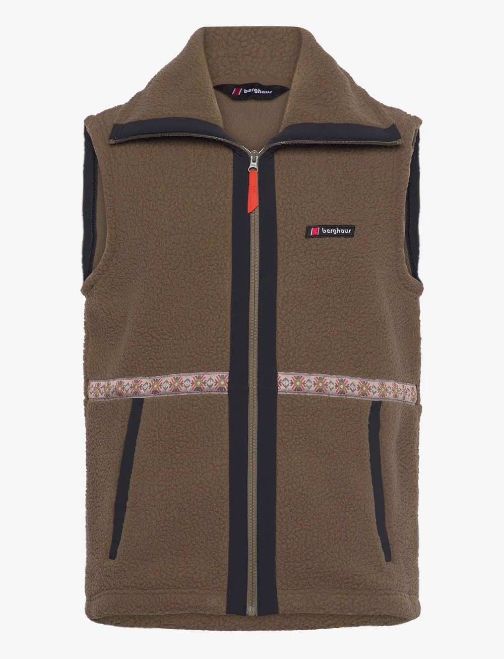 Berghaus - BG U RHYNIE AZTEC VEST - tøj - bark-jet black - 1