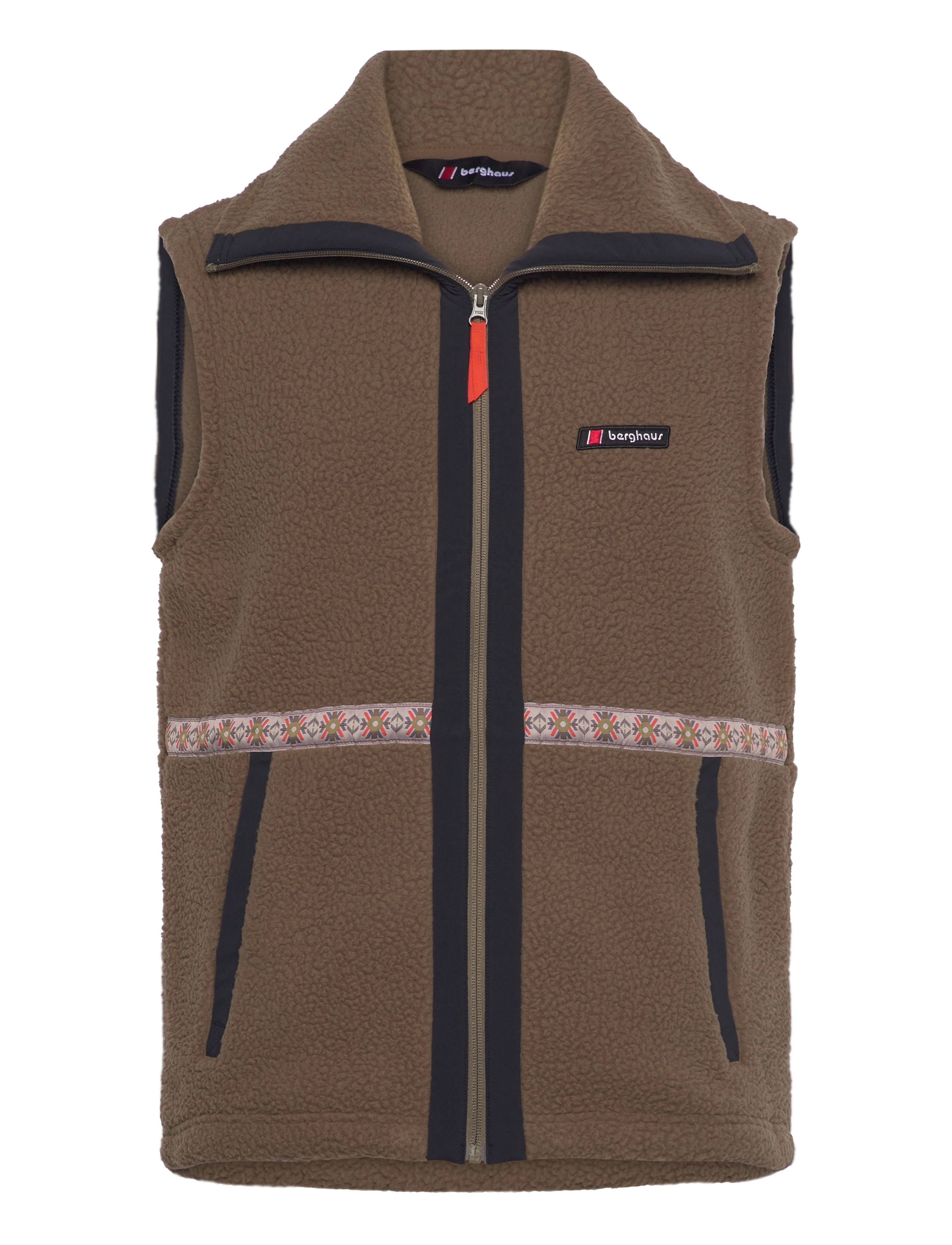 Berghaus - BG U RHYNIE AZTEC VEST - bark-jet black - 1