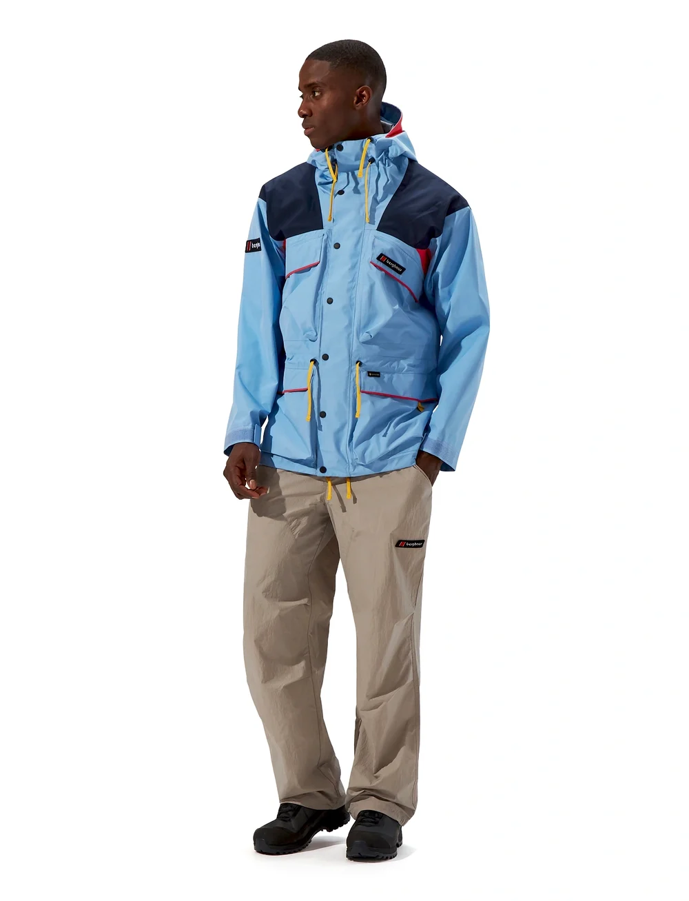 Berghaus - BG U TRANGO GTX JKT - friluftsjakker - day flower-dusk-mtn carmine - 3